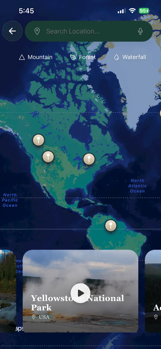 Explore Map - Discover real locations on Vancouver Island